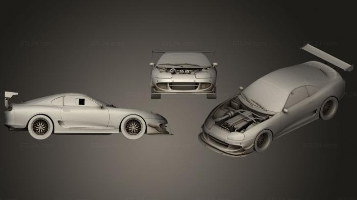 Vehicles (JDM style Drift Car, CARS_0215) 3D models for cnc